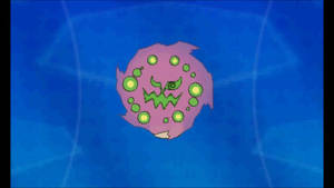Spiritomb sobre fondo azul — Gaming GIF Fondos de pantalla