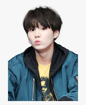 Suga de BTS haciendo puchero tierno — Lindo bts Fondos de pantalla