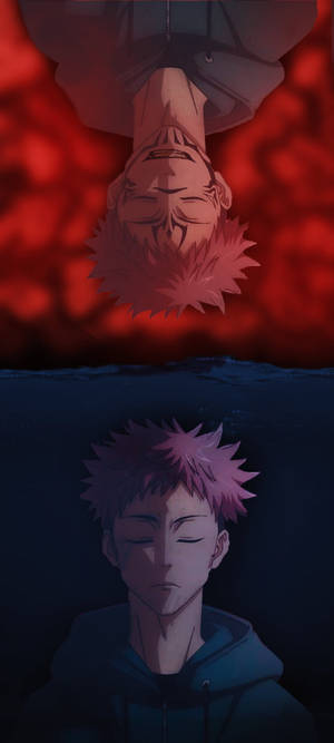 Sukuna y Yuji Jujutsu Kaisen iPhone — Oppo F29 Pro Fondos de pantalla
