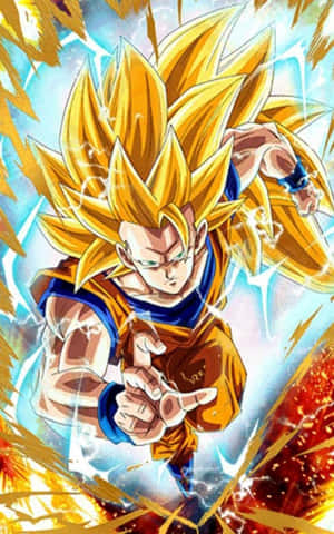 Sumérgete en el poder de Super Saiyan — OnePlus Pad Lite Fondos de pantalla