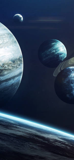 Planeta iPhone Xs — Galaxia A26 Fondos de pantalla