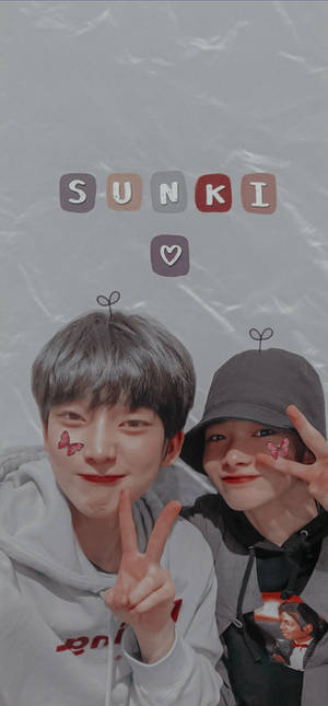 Sunki Duo Enhypen Estético — iPhone 16 Plus Fondos de pantalla