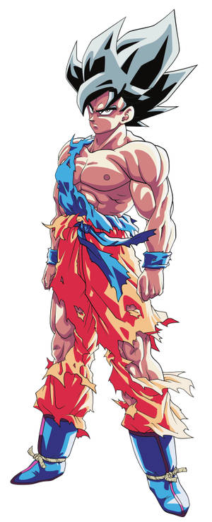 Super Saiyan Cabello Negro Son Goku iPhone — Galaxy Z Fold 6 Fondos de pantalla