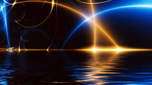 Superficie Marina con Luces Neón — Surface Fondos de pantalla