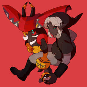 Tapu Bulu — Fondo rojo aesthetic Fondos de pantalla