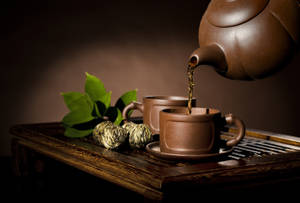 Té Caliente Estético Marrón — Estética café Fondos de pantalla