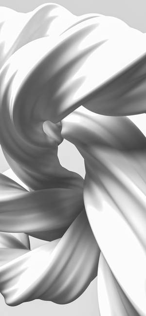 Tela Blanca Retorcida Móvil 3D — iPhone 18 Pro Max Fondos de pantalla