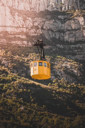 Teleférico Amarillo de Montserrat — Bosque Fondos de pantalla