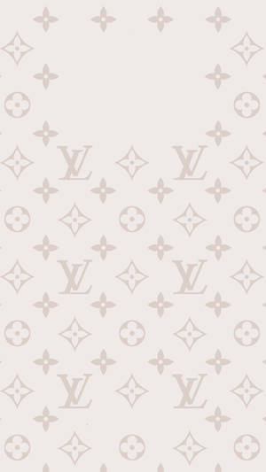 Teléfono Louis Vuitton Estética Beige