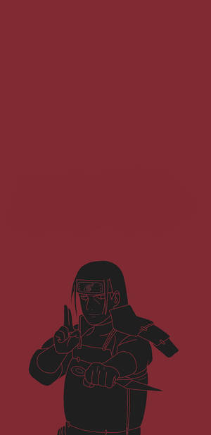 Silueta de Teléfono de Hashirama — Naruto iPhone GIF Fondos de pantalla