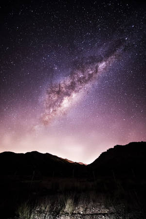 Terreno rocoso galaxia púrpura