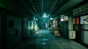 Fondo de pantalla de las Tiendas del Metro de Ghostwire Tokyo