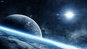 Tierra 4K en el Universo Espacial