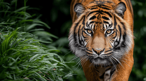 tigre, felino grande, jungla, vida salvaje, depredador, naturaleza, poderoso, salvaje, animal salvaje
