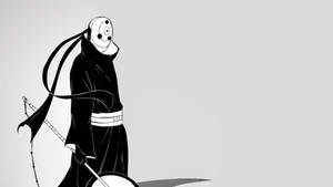 Tobi Naruto estética blanco y negro — Naruto shippuden GIF Fondos de pantalla