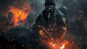 Fondo de pantalla de Lanzallamas de The Division 2. — 2560x1440 Fondos de pantalla