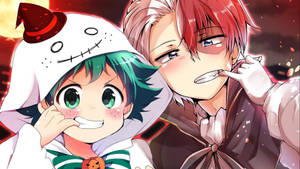 Fondo de pantalla de Todoroki y Midoriya jóvenes y adorables — Todoroki lindo Fondos de pantalla