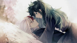 Fondo de pantalla de Todoroki y Momo Yaoyorozu lindos — Pareja de anime GIF Fondos de pantalla