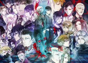 Fondo de pantalla de todos los personajes de Tokyo Ghoul — Tokyo ghoul GIF Fondos de pantalla
