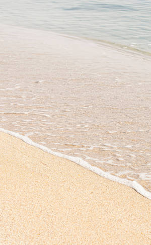 Toma de arena beige minimalista