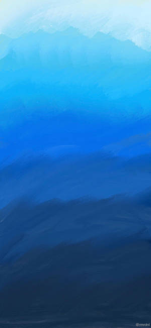 Tonos de Pintura Azul Minimalista para Android — iPhone 13 Pro Max Fondos de pantalla