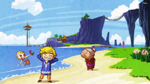 Toon Link — Escena de anime GIF Fondos de pantalla