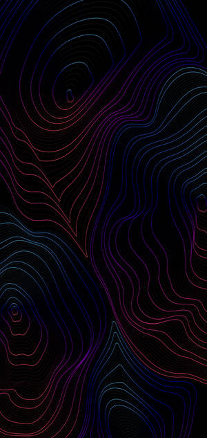 Topografía Colores Oscuros — iPhone 18 Pro Fondos de pantalla