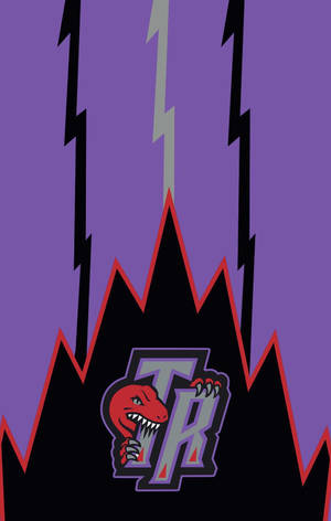 Fondo de pantalla de Toronto Raptors en violeta — Galaxy Tab S9 FE Fondos de pantalla