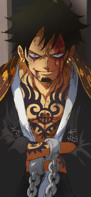 Trafalgar D Water Law One Piece Pantalla de Bloqueo Anime — Galaxia A17 Fondos de pantalla