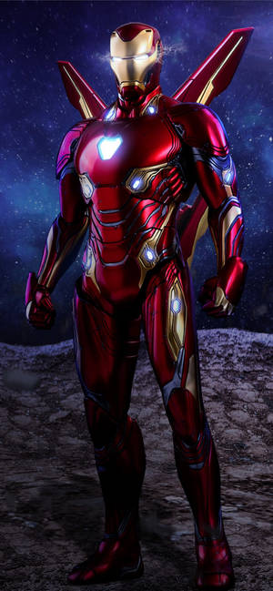 Traje Alado de Iron Man Superhéroe — Galaxia A27 Fondos de pantalla