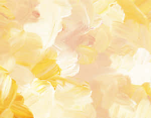 Trazos de pintura amarillo pastel lindos