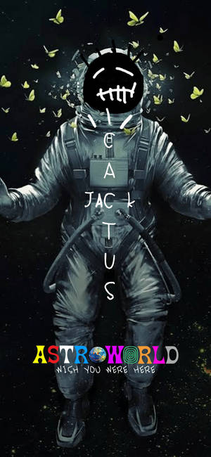 Fondo de pantalla psicodélico de Cactus Jack — iPhone 12 Pro Max Fondos de pantalla