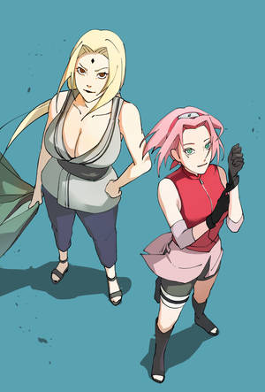 Tsunade con Sakura — Naruto shippuden GIF Fondos de pantalla