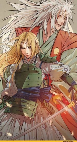 Tsunade y Jiraiya listos para pelear — Naruto shippuden GIF Fondos de pantalla