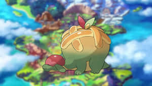Un Appletun volador de Pokémon — Escena de anime GIF Fondos de pantalla