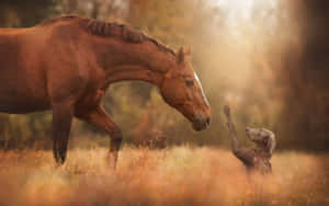 Fondo de caballo tierno — Caballo lindo Fondos de pantalla