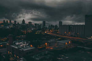 Fondo de ciudad oscura — Cielo nocturno GIF Fondos de pantalla