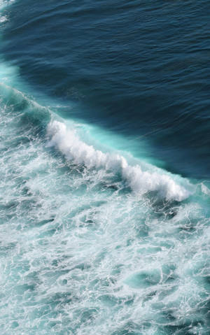Fondo de pantalla de olas oceánicas en degradado — Galaxy Tab S9 Fondos de pantalla