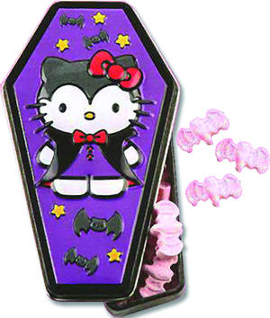 Fondo de pantalla de Hello Kitty Halloween ataúd — Hello Kitty Halloween Fondos de pantalla