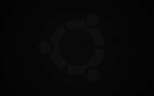 un fondo negro con un círculo encima