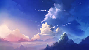Fondo de paisaje anime — Escena de anime GIF Fondos de pantalla