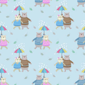Fotos de pareja bajo la lluvia — Azul pastel Fondos de pantalla