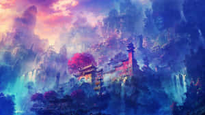 Fondo de paisaje anime — Paisaje anime Fondos de pantalla