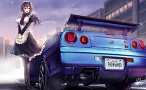 Imágenes de autos anime — Autos geniales GIF Fondos de pantalla