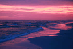Imágenes de puesta de sol en la playa — Atardecer en la playa Fondos de pantalla