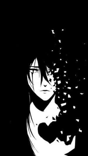 Fondo de anime en negro — Anime negro Fondos de pantalla