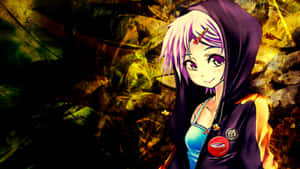 Fotos de chica con sudadera de anime — Chica anime linda Fondos de pantalla