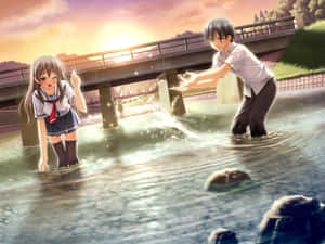 Fondo de pareja de anime — Pareja de anime GIF Fondos de pantalla