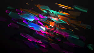 Una obra de arte abstracta llamativa y misteriosa — Arte abstracto GIF Fondos de pantalla