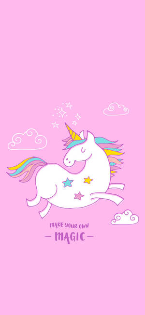 Fondo de pantalla de unicornio arcoíris volador — iPhone 14 Pro Max Fondos de pantalla